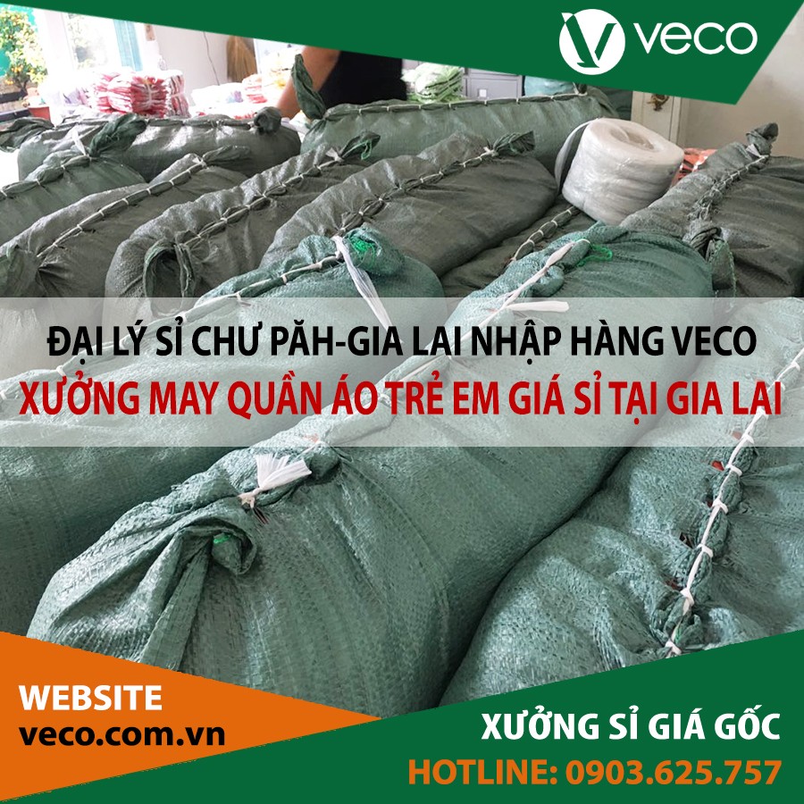 Veco-Xưởng may quần áo trẻ em giá sỉ tại Gia Lai